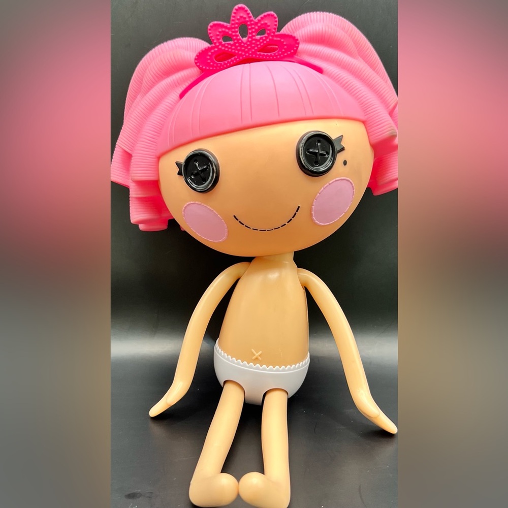 Lalaloopsy- 13” Pink Button-Eyed Doll,‎ 03/13, Discolored hair on a few ends